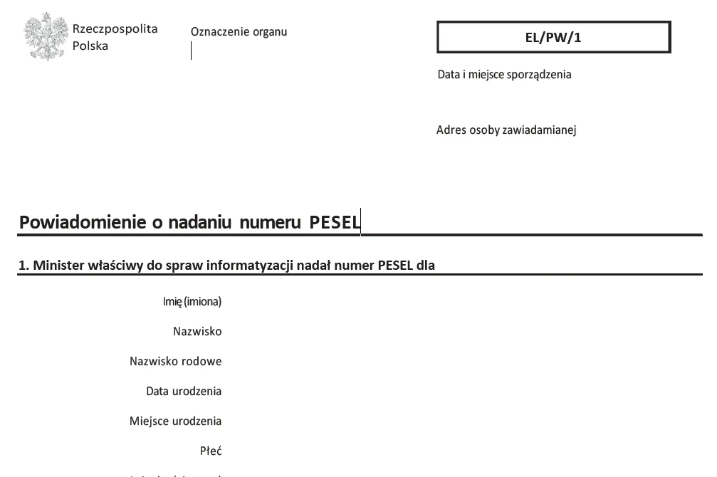 Что такое песель PESEL