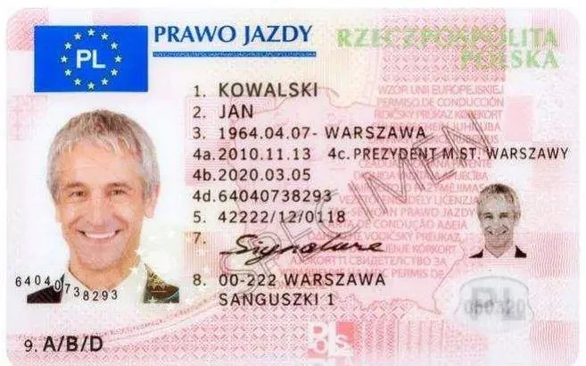 Замена иностранных водительских